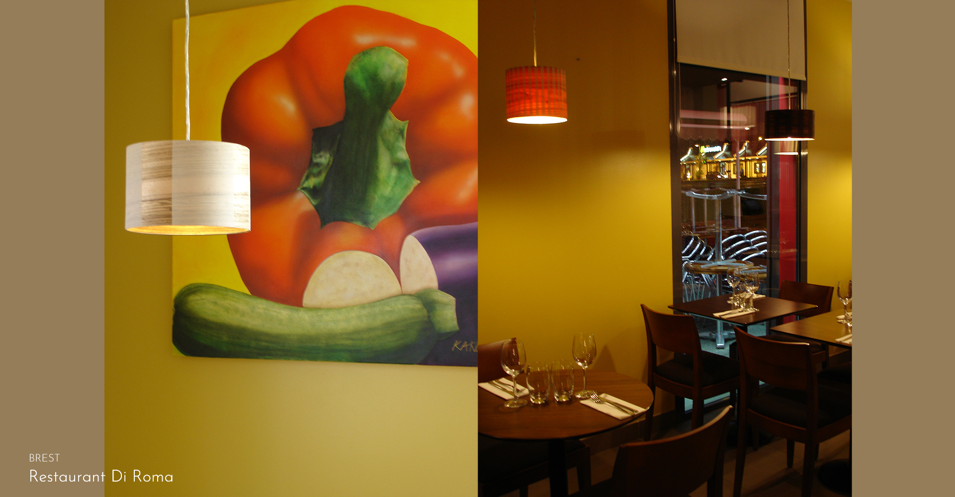 Sophie Pinard, Brest, Restaurant Di Roma