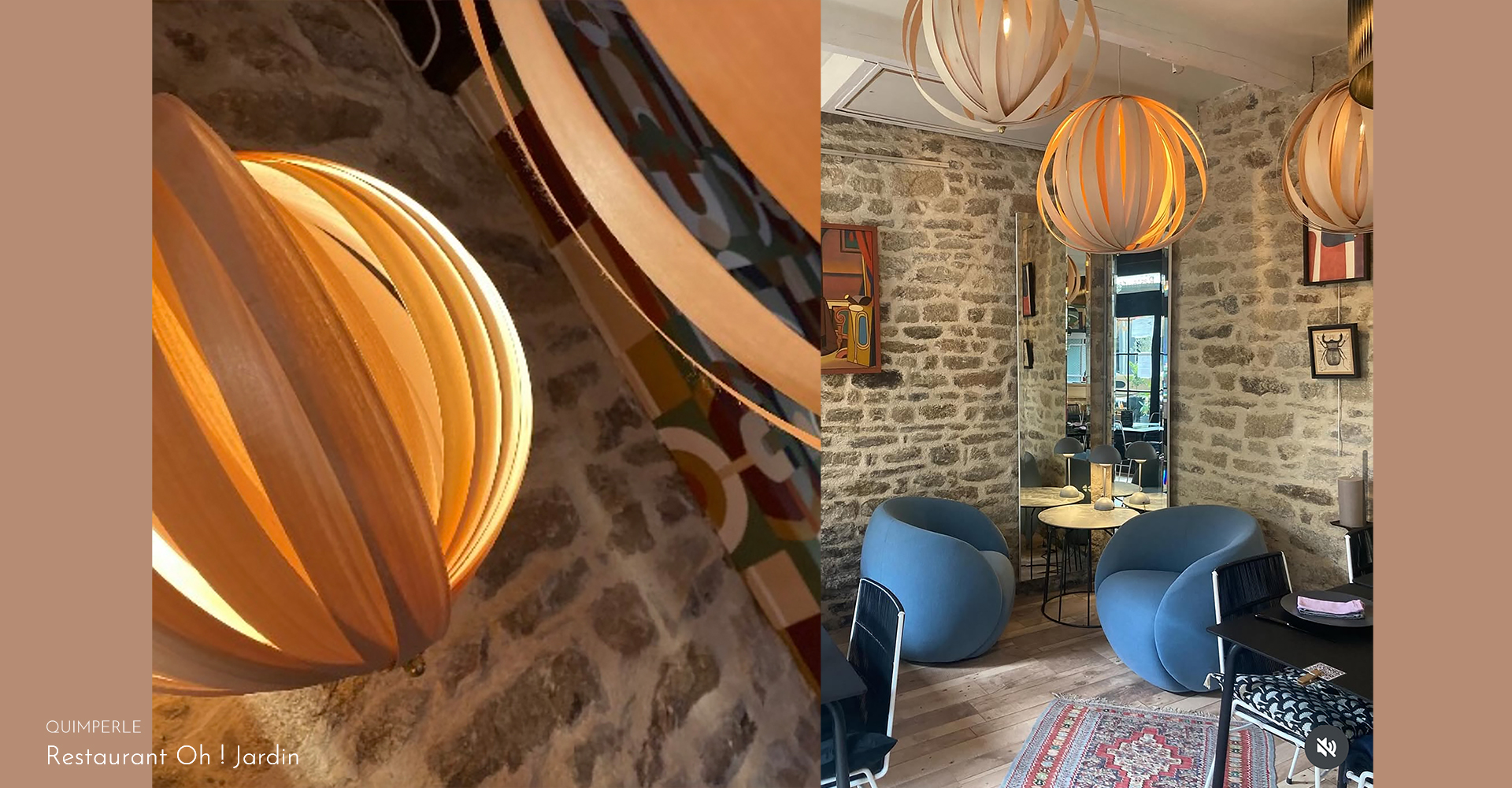 Sophie Pinard, Quimperle, Restaurant Oh ! Jardin.